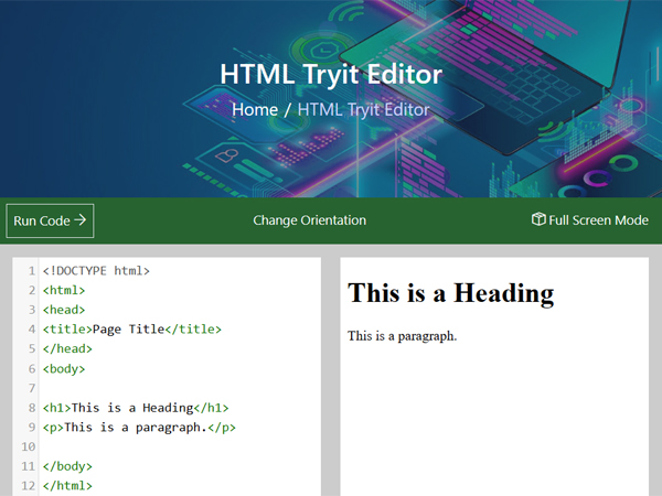 techsoftechs-html-tryit-editor